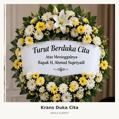 Krans Bunga Duka Jababeka